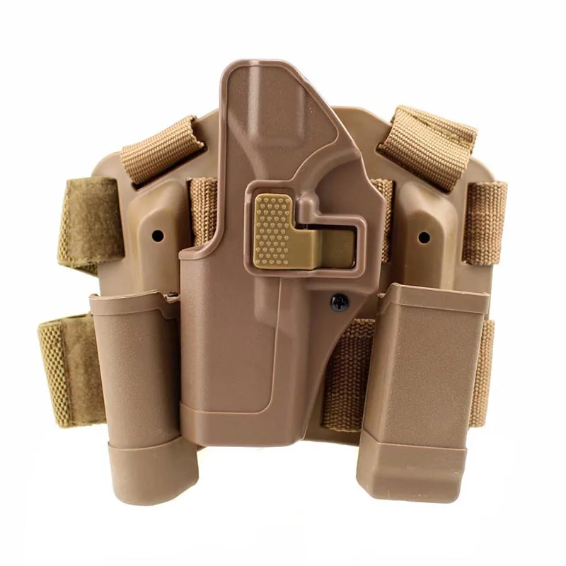 Военная кобура Glock с откидной ногой, тактическая кобура с левой рукой Для Пистолетов Glock 17 19 22 23 31 32, чехол для пистолета, кобура