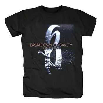 

Bloodhoof breakdown of sanity album metalcore men's top black T-Shirt Asian Size