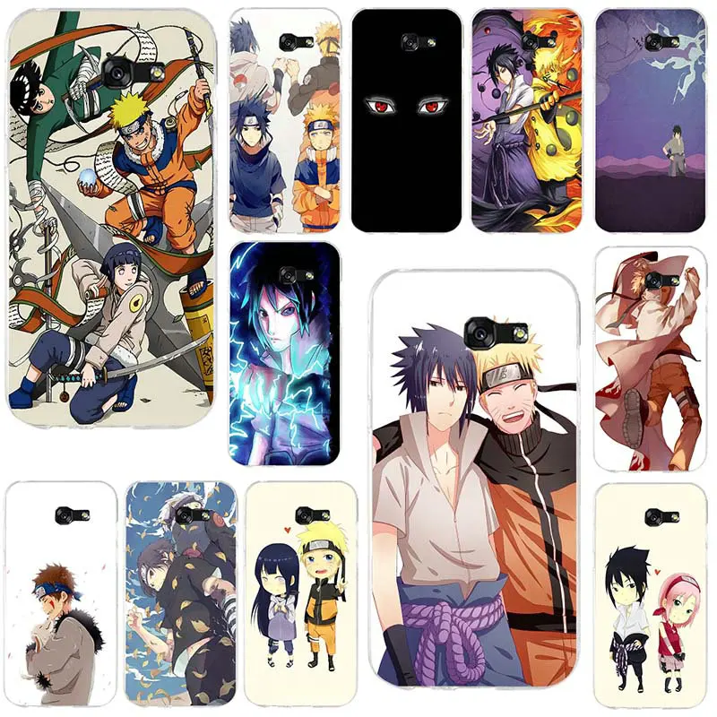 Ботинки в стиле аниме Naruto Akatsuki дизайн для samsung Galaxy A3 A5 A7 J1 J2 J3 J4 J5 J6 J7 2016 2017 2018
