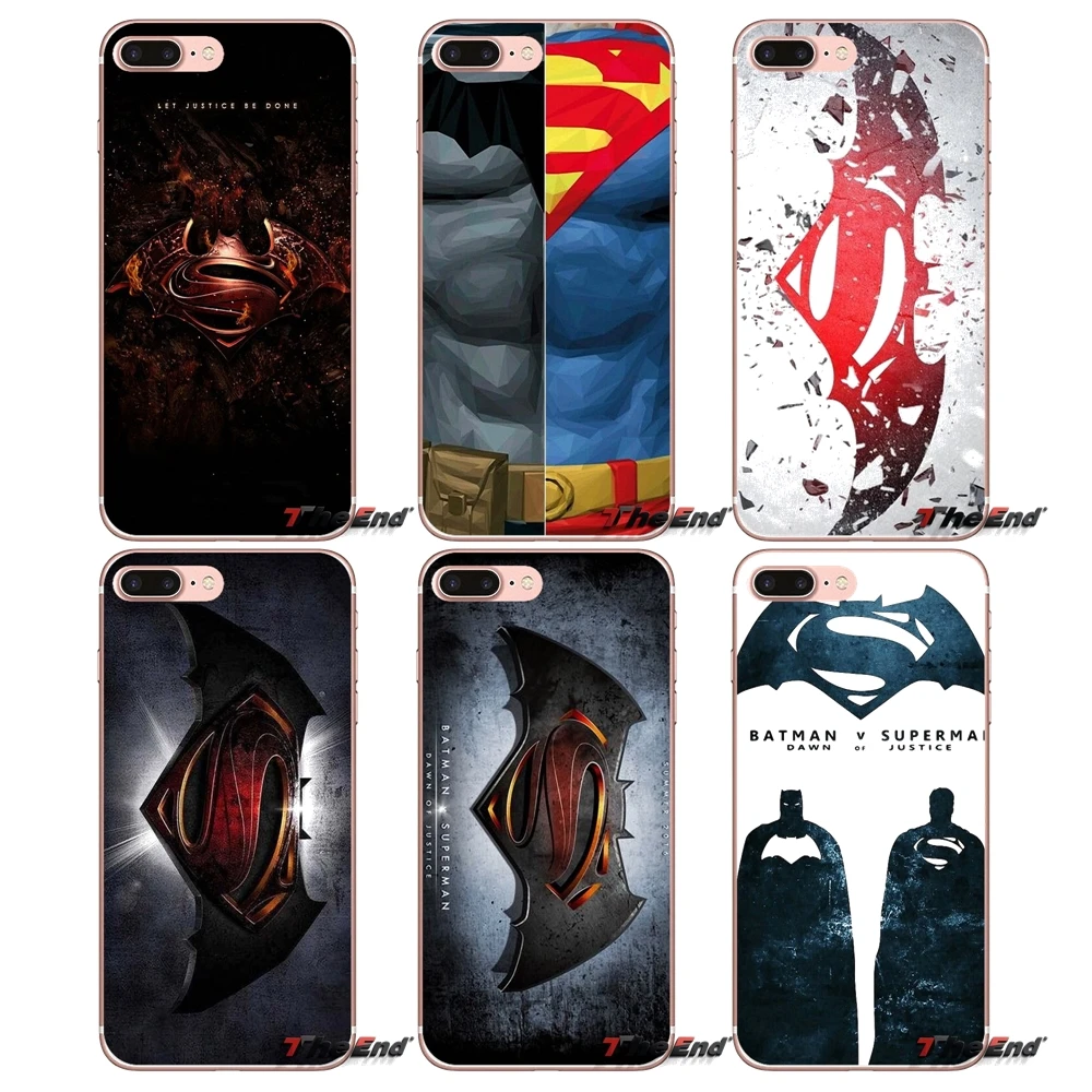 Для samsung Galaxy S2 S3 S4 S5 мини S6 S7 край S8 S9 Plus Note 2 3 4 5 8 Coque Fundas Бэтмен против Супермена