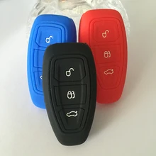 Silicone car key cover remote cover FOR Ford focus 3 Ecosport Fiesta Focus Mondeo Ecosport Kuga