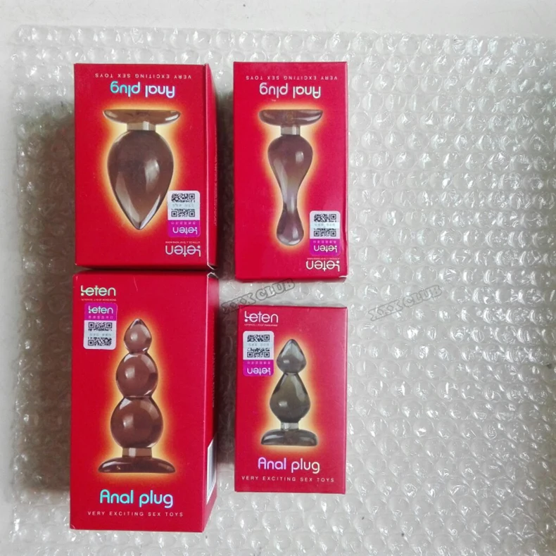 Leten 4pcs/set Silicone Anal Plug, Anal Balls, butt plug, Anal Dildo with package well Sex Toys Adult Products for Women and Men 5 Leten 4pcs/set Silicone Anal Plug, Anal Balls, butt plug, Anal Dildo with package well Sex Toys Adult Products for Women and Men 5