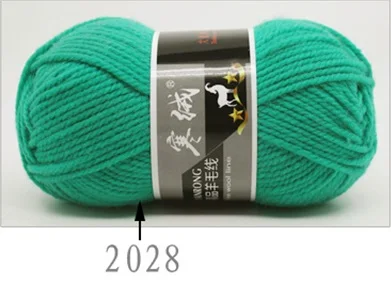 Mylb высокое качество 5 шт = 500 г 60 окрашенная шерсть мериноса вязаная пряжа для вязания крючком свитер шарф свитер защита окружающей среды - Цвет: 28