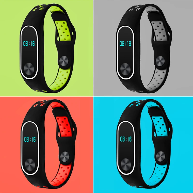 Ремешок для Xiaomi Mi Band 2 Цветной силиконовый сменный Браслет 2|mi band strap|for mi bandmi bracelet