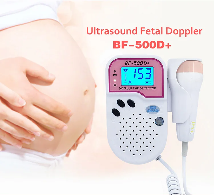 Portable Ultrasound Fetal Doppler Detector With Blue Tooth Fetus