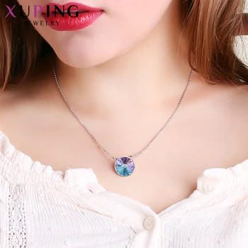 

Xuping Jewelry Vintage Design Style Pendant Necklace Crystals from Swarovski for Temperament Ladies Gift M25-43606