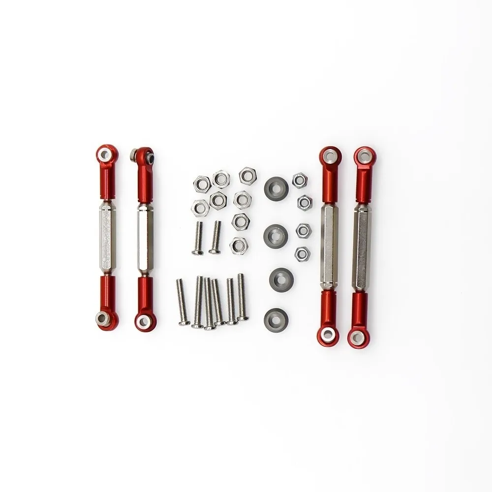 

RCAWD Front Or Rear 57-65mm Length Adjustable Link Set For WPL Henglong C14 C24 Pickup Crawler Update Spare Patrs