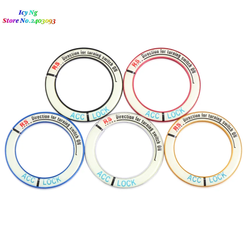 

Lumiuous Car Engine Start Stop Ignition Key Ring For Kia Sportage KX5 QL 2015 2016 2017 Car Accessories