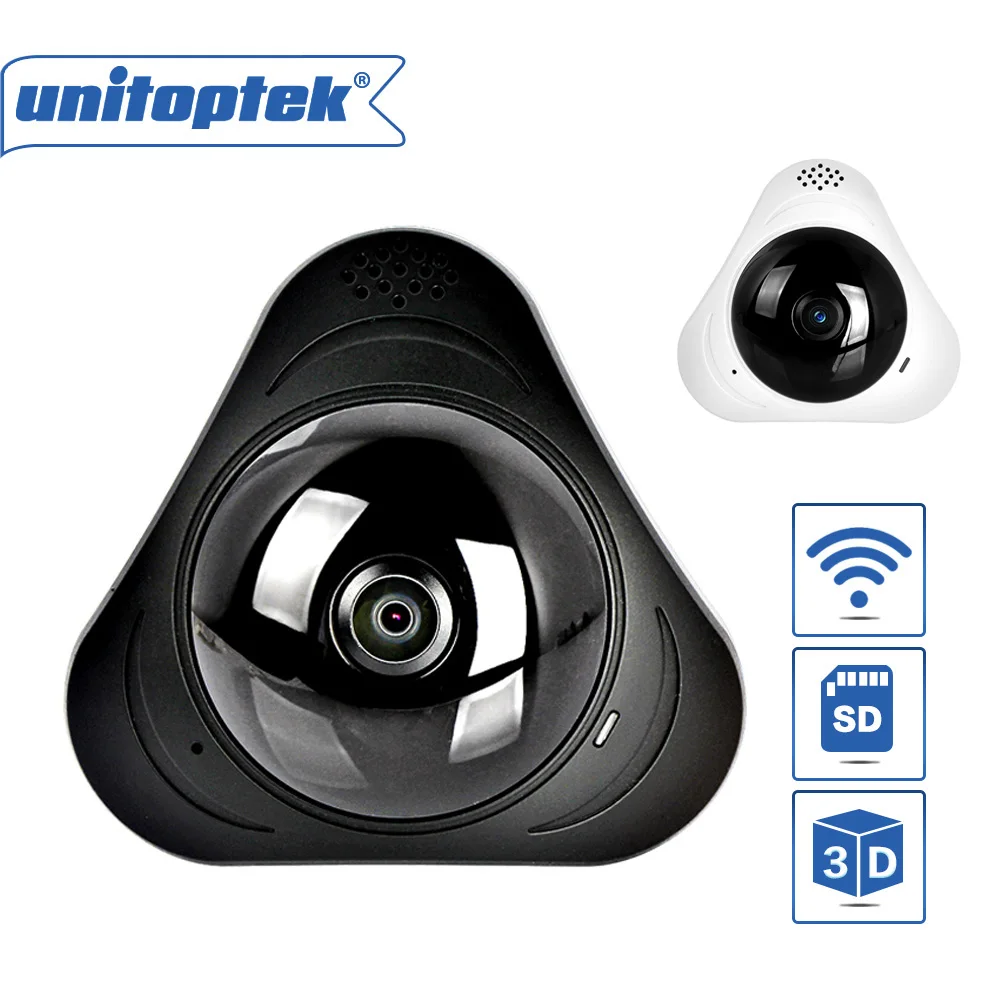 360 градусов Панорама 3D Виртуальная реальность Wi Fi IP камера 960 P Детский Монитор 1.3MP