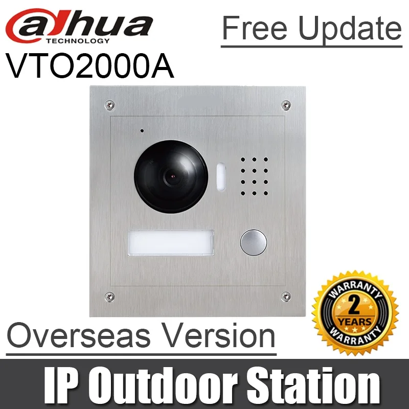 

DAHUA 1.3MP Video Door Phone VTO2000A POE P2P Metal Villa Outdoor Station no Logo Remote intercom mobile APP Night vision