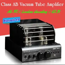 Music Hall Bluetooth 4.0 Valve Vacuum Tube Amplifier Stereo Power Integrated Audio HiFi Amp Support USB