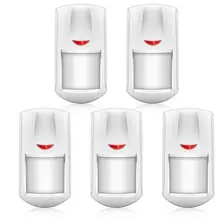 433 мГц Беспроводной Интеллектуальный ПИР движения Сенсор детектор для GSM PSTN Главная Охранной Сигнализации Системы Широкий Ангел Охранной Сигнализации