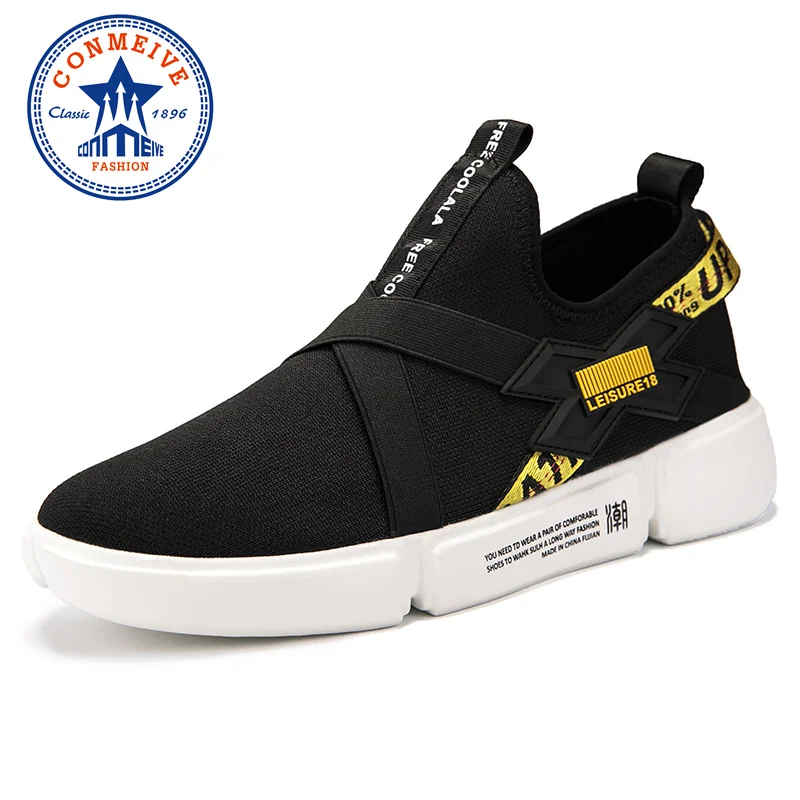 

Winter Breathable Running Shoes for Men Light Elastic Band Male Sneakers Outdoor Non-slip Wear Resistant Sport Shoes Mens