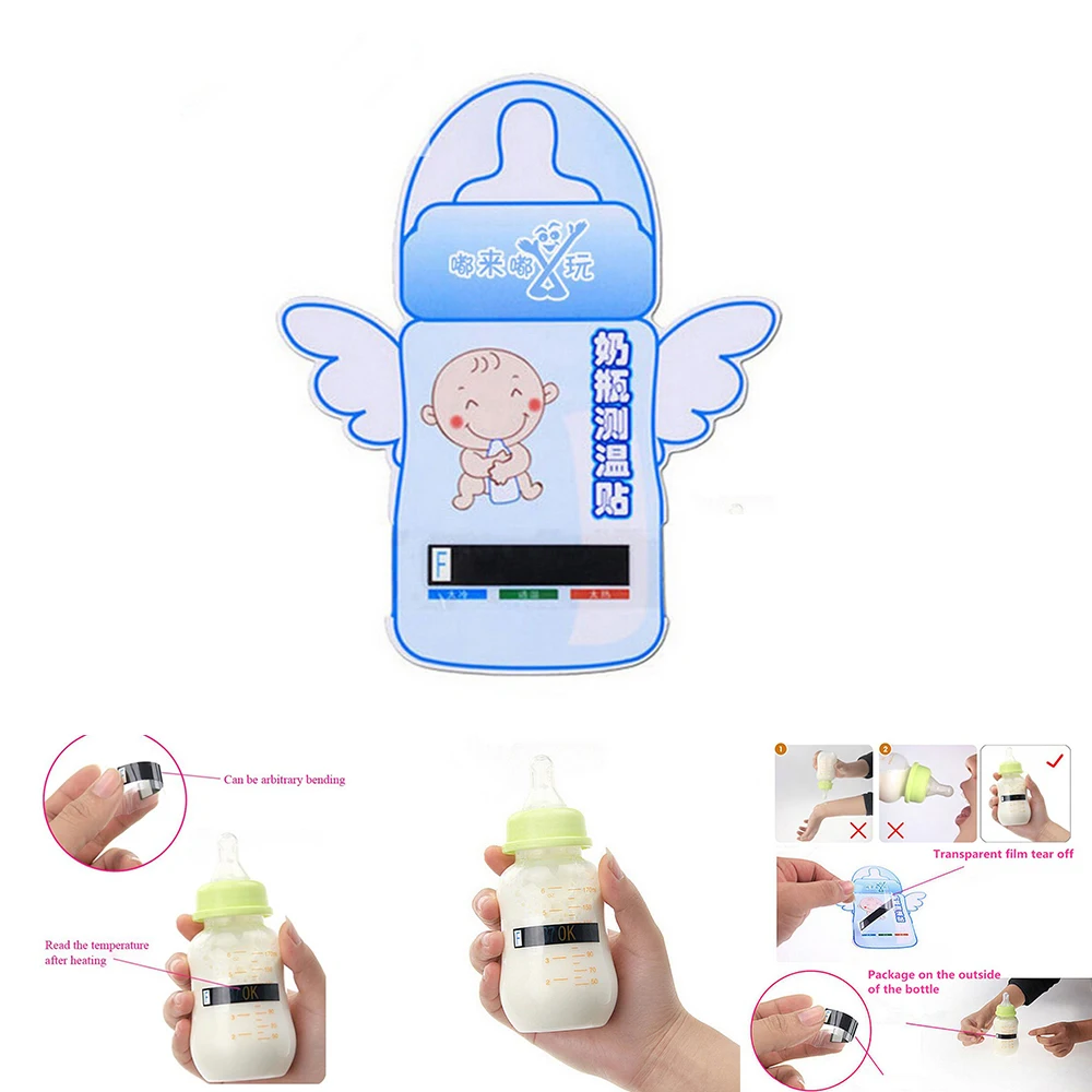 Baby Milk Bottle Temperature Test Strip Infant Milk Bottle Digital