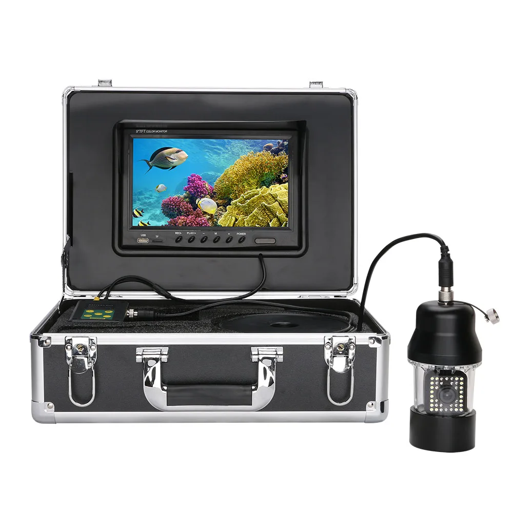 Câmera de Vídeo Subaquática de Pesca Graus de Rotação da Câmera à Prova Polegada Gravador m Fish Finder Ip68 38 Leds 360 d' Água 9 Dvr 20 3 Cheap Câmeras de vigilância