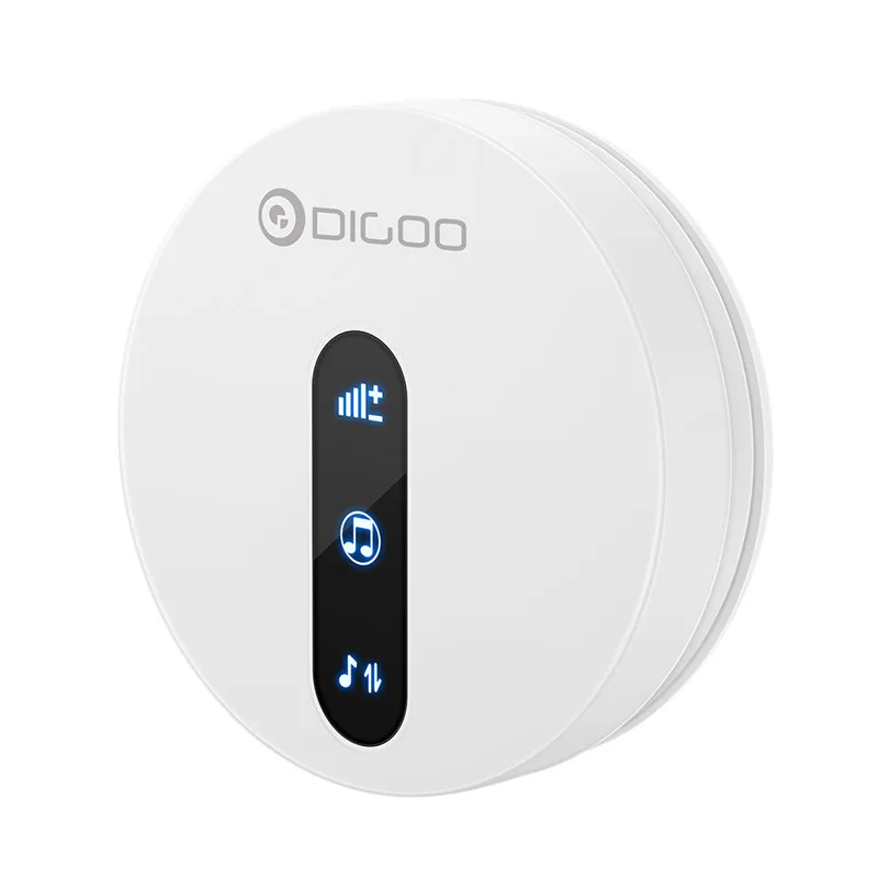 DIGOO DG-SD10 SD10 передатчик автономный Водонепроницаемый дверной звонок EU/US/UK вилка раздвижная КНОПКА 58 мелодий дверной Звонок