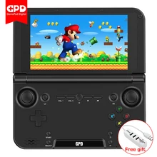 Новая Оригинальная портативная игровая консоль GPD XD Plus 5 дюймов 4 ГБ/32 ГБ MTK 8176 с шестиядерным процессором, ноутбук(черный), игровой плеер 1280*720