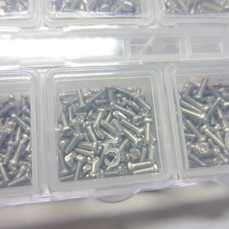 1000PCS/Lot Glasses Watch Screw Bolt Stainless Steel 304 Nuts&Screws