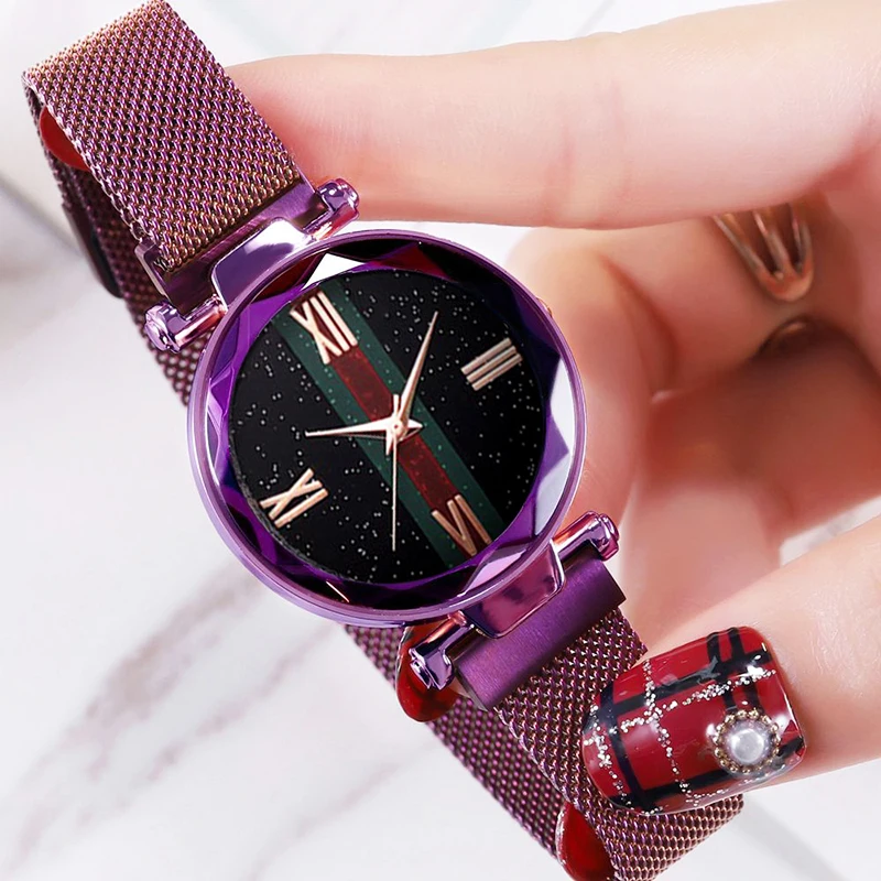 

Luxury Women Watches Magnetic Starry Sky Female Clock Quartz Wristwatch Fashion Ladies Wrist Watch reloj mujer relogio feminino