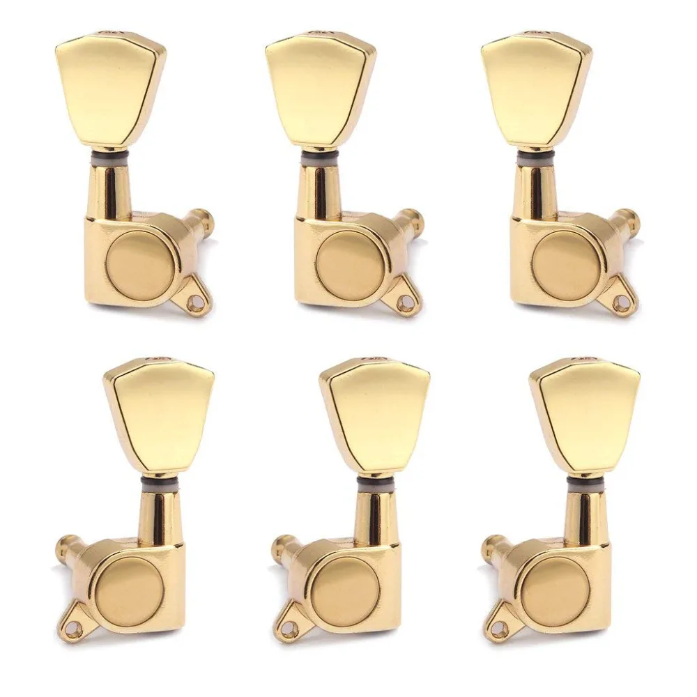 6pcs 3L3R Gold Guitar String Tuning Pegs Keys Knobs Tuners Machine