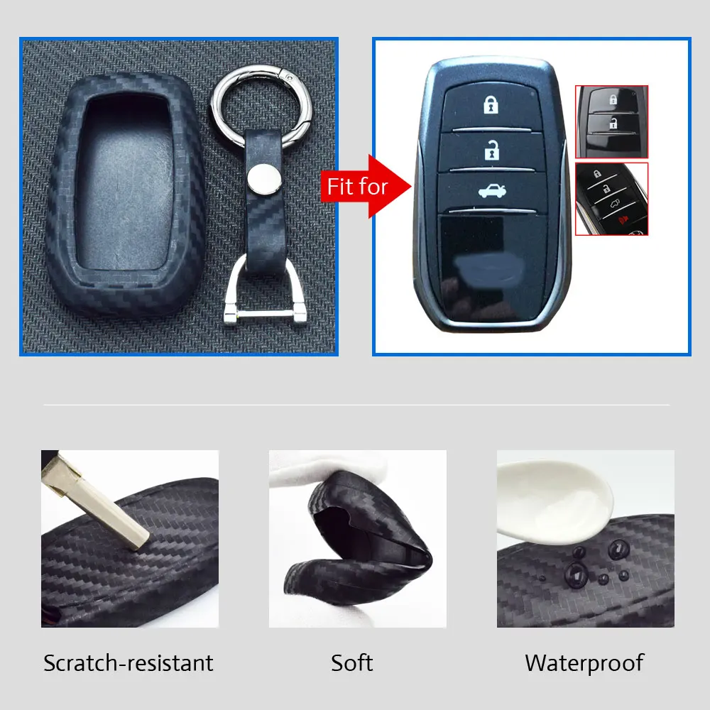 Carbon Fiber Toyota Smast Key Cass (2)