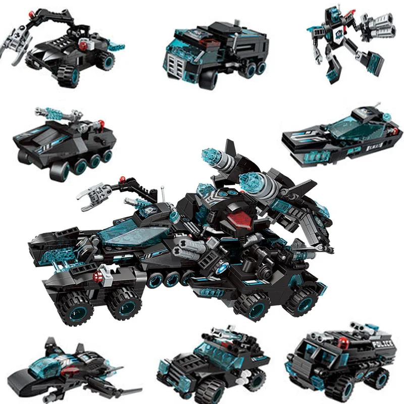 

8in1 Building Block High-Tech the Legoed of Chariot Shadow Pulse Combat Vehicle Educational Technic Bricks figures Toy kids Gift