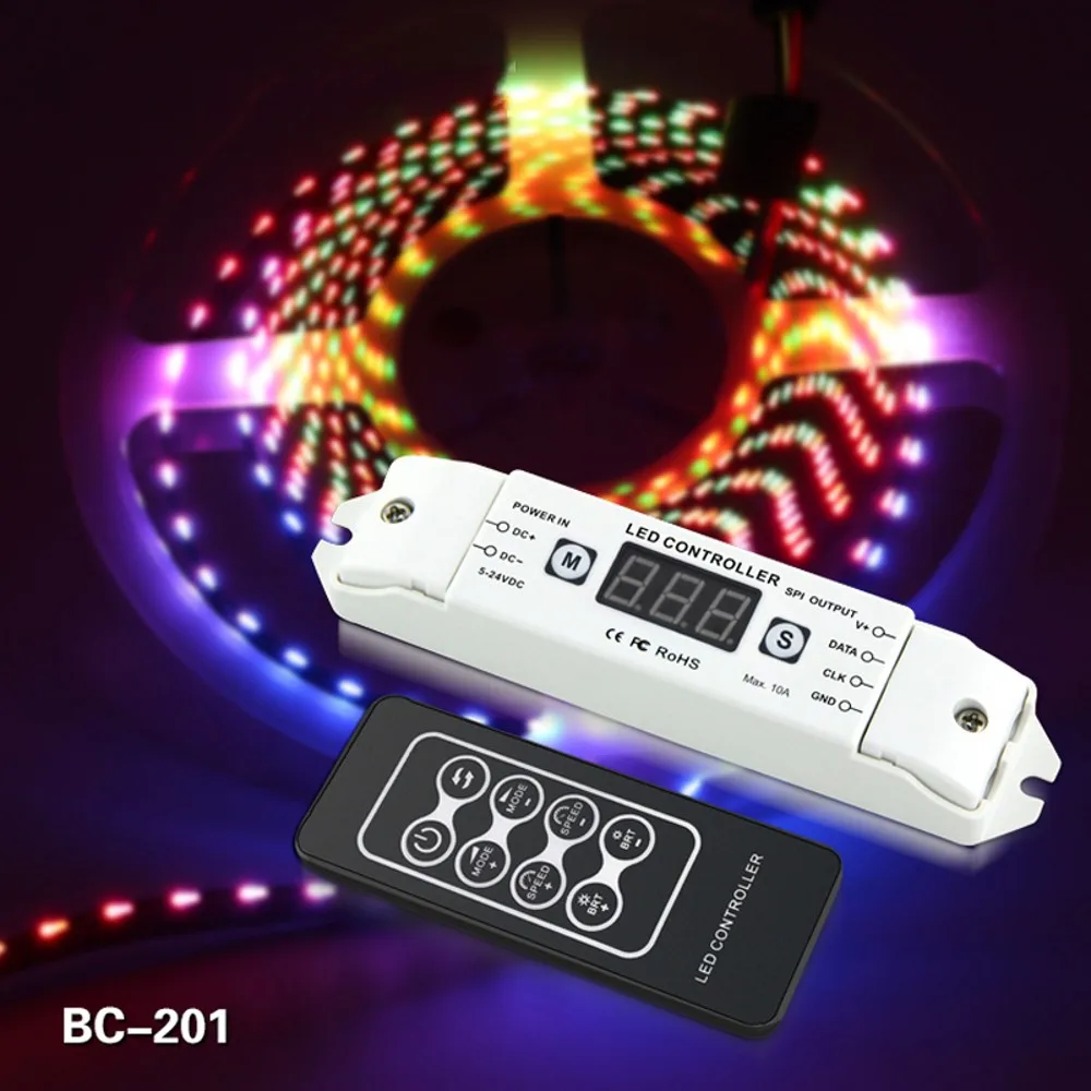 

Контроллер светодиодсветодиодный лент RGBW WWA RGB с радиочастотным пультом дистанционного управления для WS2812B WS2811 WS2801 LPD6803 LPD8806 SK6812