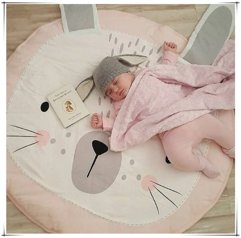 round baby floor mat