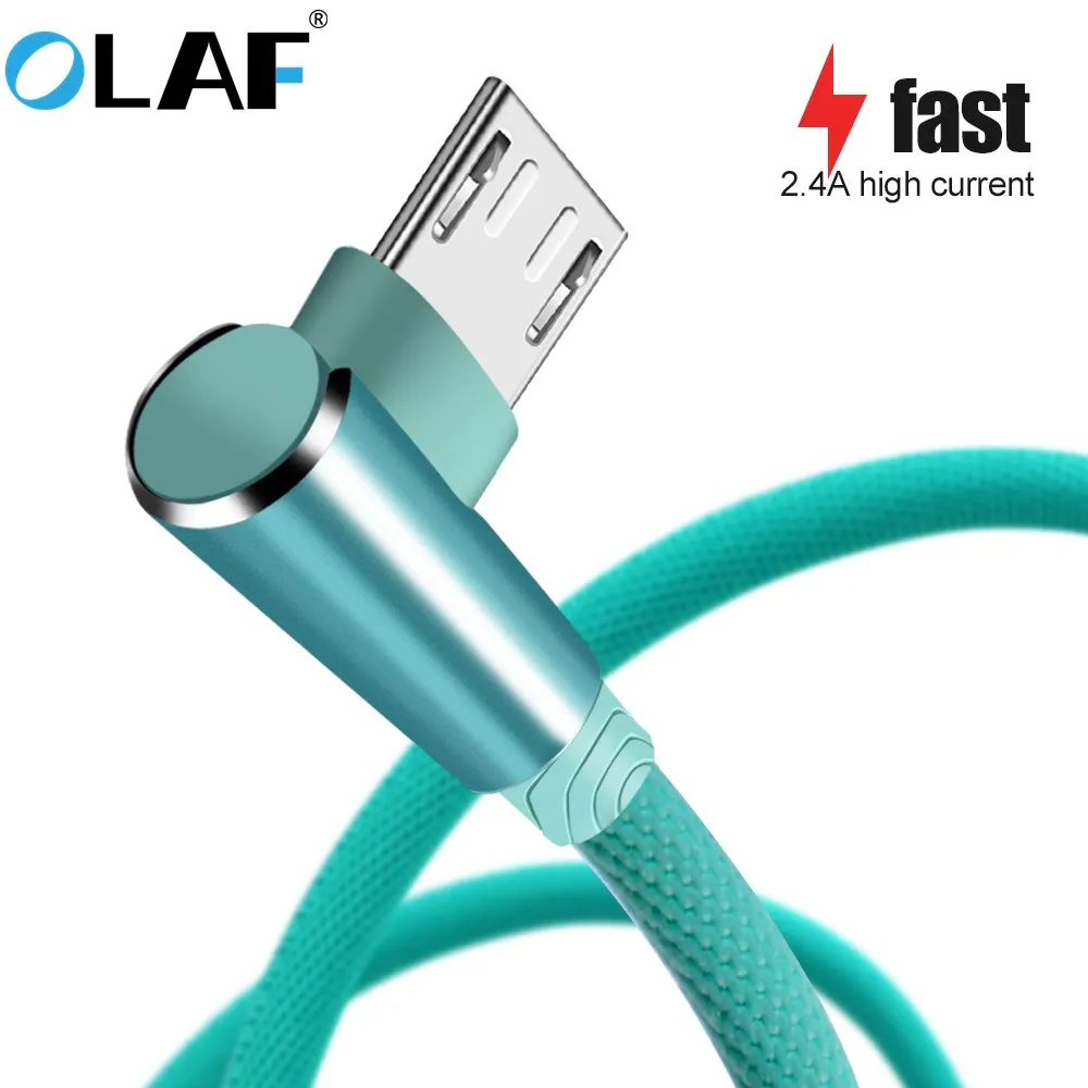 

Micro USB Cable Fast Charge USB Cord 90 degree elbow Data sync Cable For Samsung/Sony/Xiaomi Android microusb Charger USB Cable