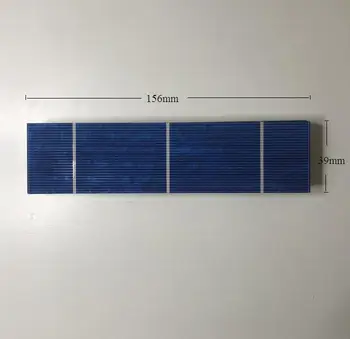 

ALLMEJORES DIY Solar panel Polycrystalline 0.5V mini solar cells 156mm*39mm 18.4% effencicy A grade paniel solar china 50pcs/lot