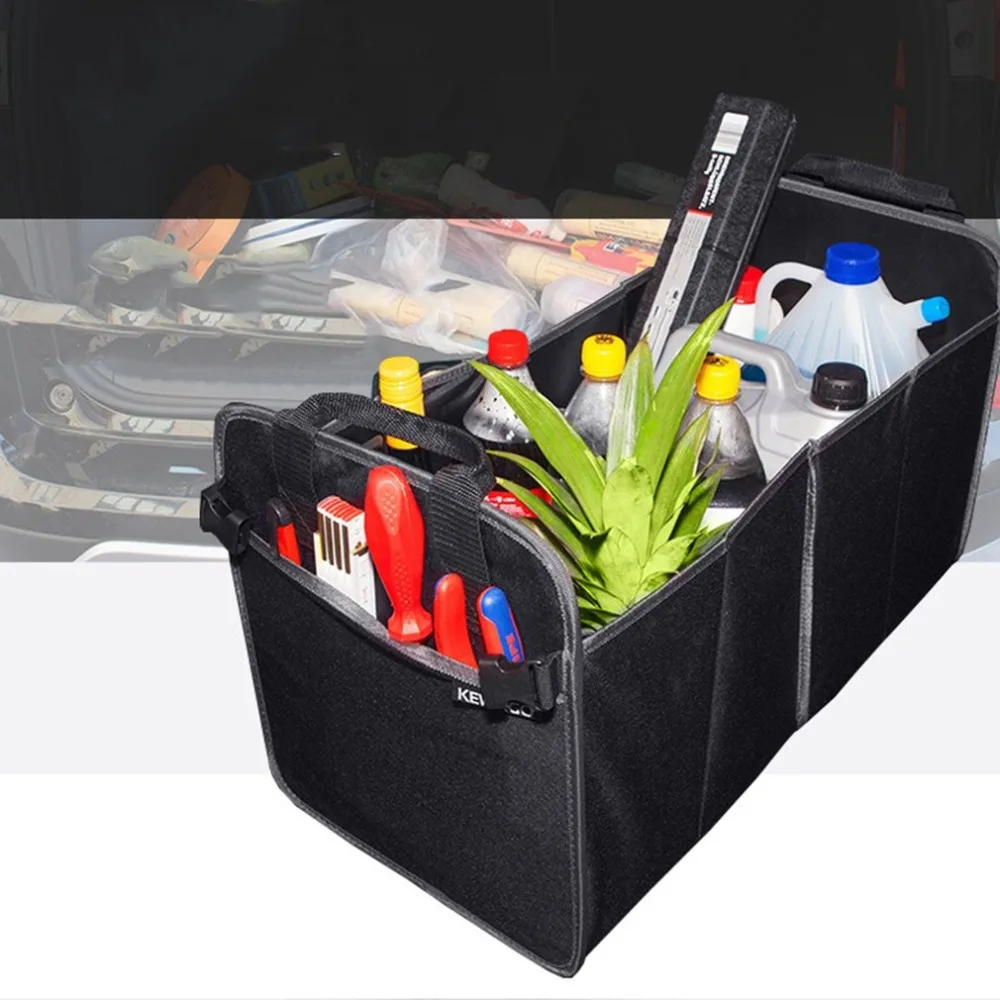 

General Folding Car Back-Up Storage Box Trunk Bag Container Vehicles Tool box Multifunctional Organizer Styling Auto Accessories