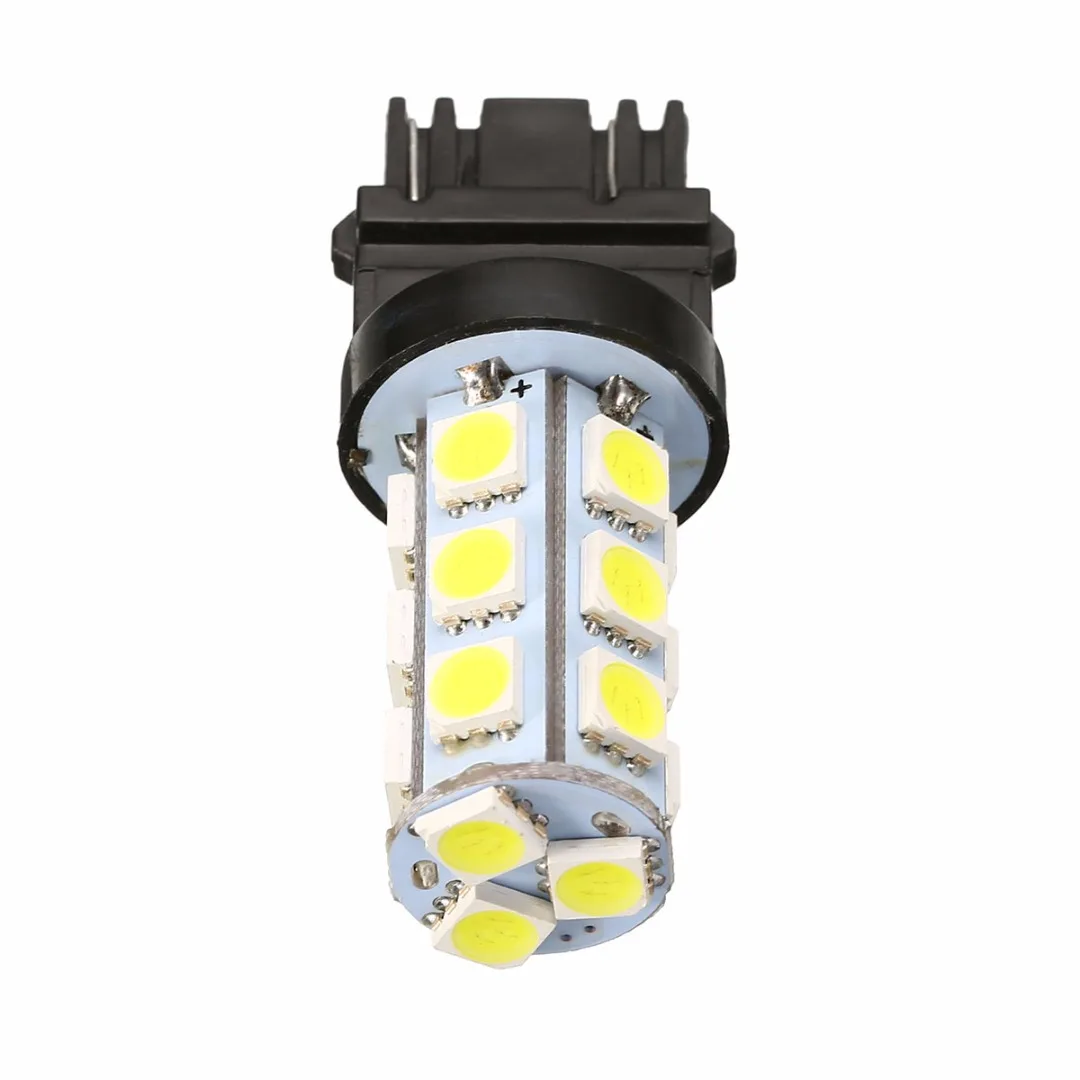 2 шт. T25 3157 18SMD 5050 светодиодные задние лампы для заднего хода холодный белый DRL