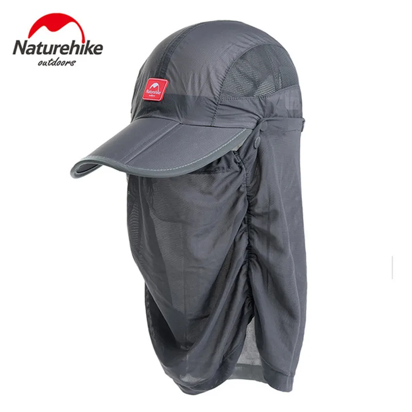 

Naturehike Breathable Summer Adjustable Cap Outdoor UV Protection Women Men Camping Hiking Cycling Fishing Hat With Veil VK071