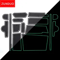 ZUNDUO ворота Слот padFor DAIHATSU WAKE 2015-2018 аксессуары межкомнатные двери коврик/чашка коврик красный белый