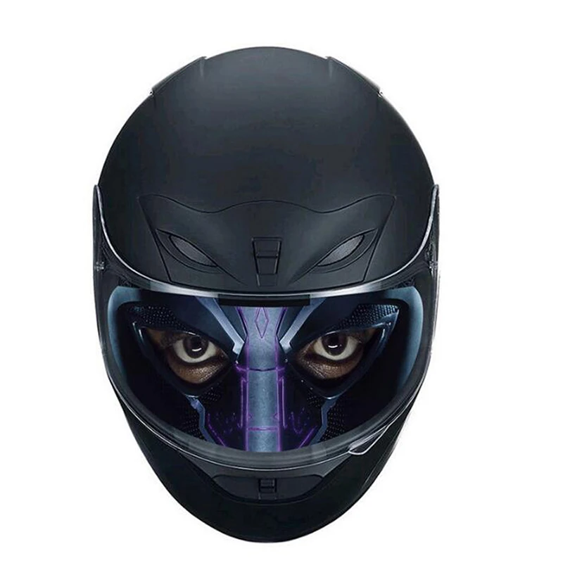 

Detachable Racing Translucent Lens Decal Motorcycle Helmet Decoration Sticker Helmet Lens Visor Cool Applique Personality Film