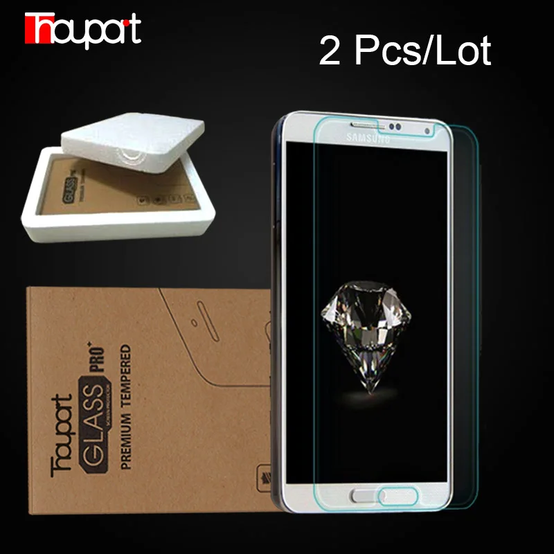 

Thouport 2 Pieces/lot Tempered Glass For Samsung Galaxy Note 3 Neo Screen Protector Film Protective For Samsung Note 3 Neo N7505