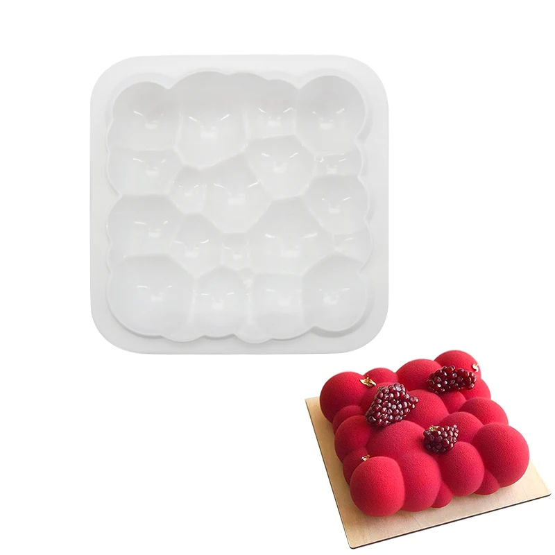 

3D DIY Silicone Cake Mold Baking Pan White Cloud Shaped For Chocolate Mousse Cake Mould Dessert Decorating Tools