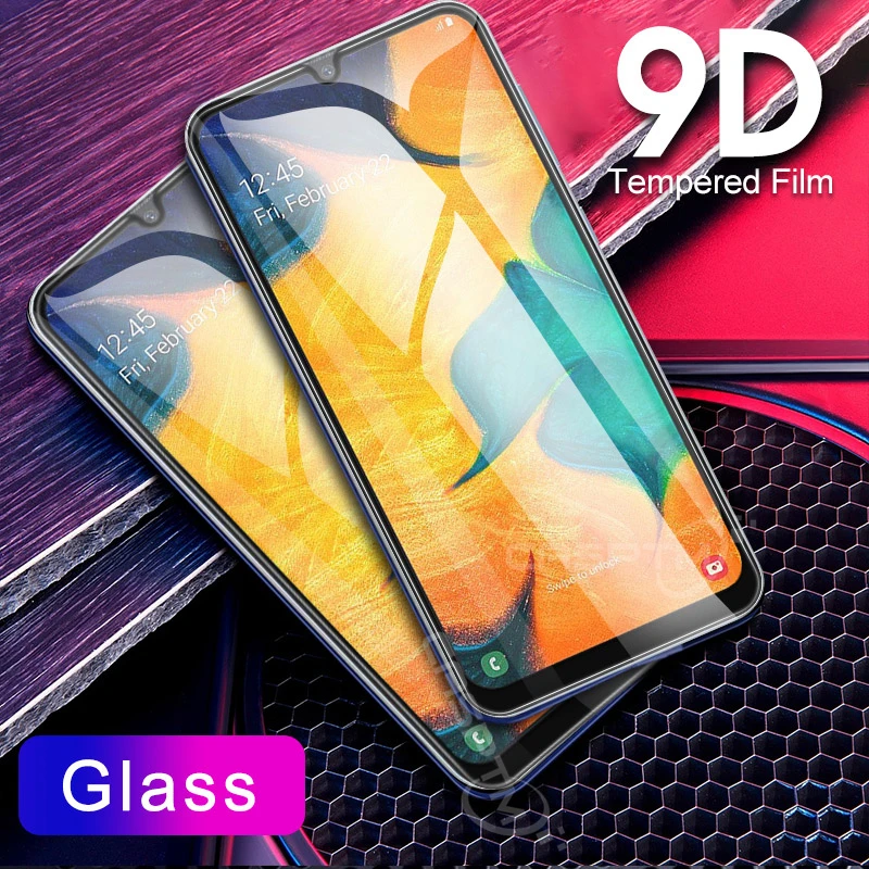 CASPTM 9D الزجاج المقسى لسامسونج غالاكسي A10 A30 A50 واقي للشاشة لسامسونج A20 A40 A60 A70 80 90 زجاج واقي فيلم