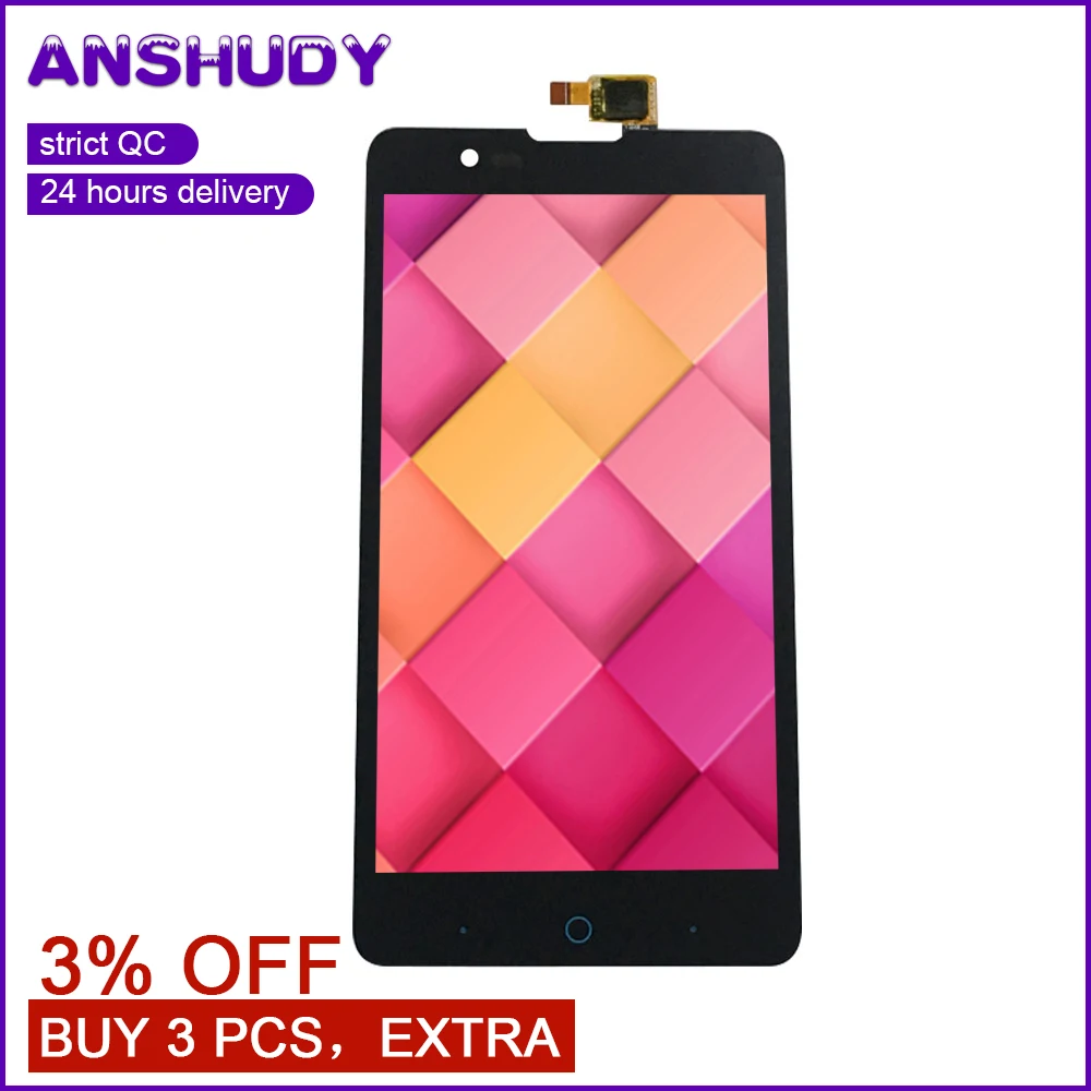 

For ZTE Redbull V5 V9180 N9180 U9180 / V5s n918st Touch Screen Panel Digitizer Sensor + LCD Display Monitor Module Assembly