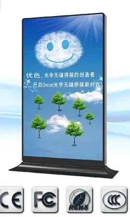 Ce Portrait digital signage player/Бесплатная стоящая видео цифровая электронная потребительская машина