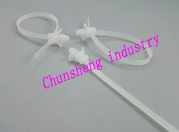 

100pcs/lot nylon Zip push cable tie3.6*150 self-locking opp bag package
