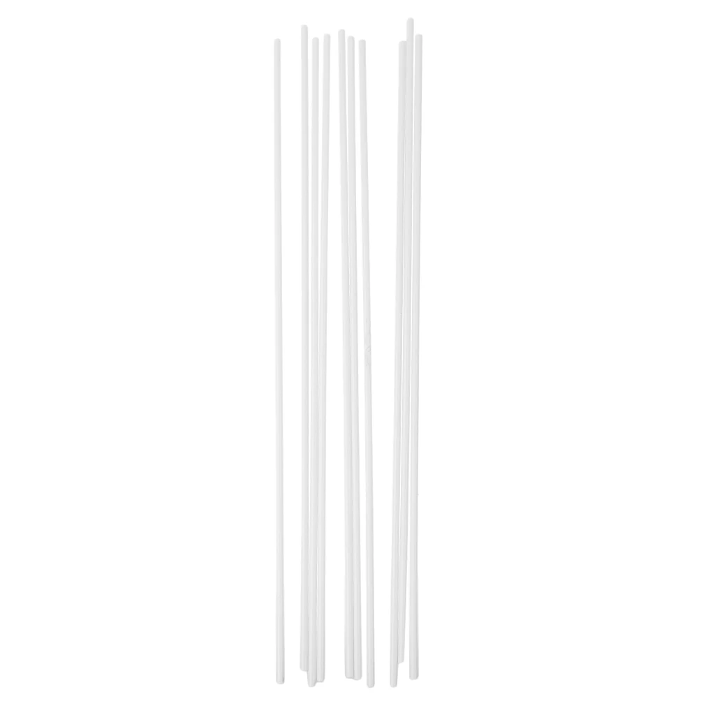 10Pcs 250mm Length ABS Plastic Round Tube Pipe for Architectural Model Making Building DIY Sand Table Model Materials White
