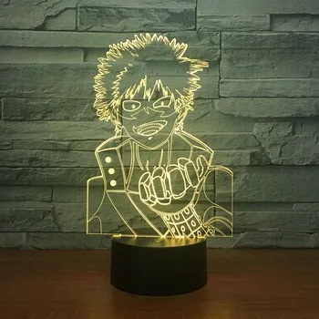 

Naruto Figure 7 Color Change 3D Led Visual Modelling Anime Night Light Kids Touch Button Usb Table Lamp Home Decor Lighting Gift
