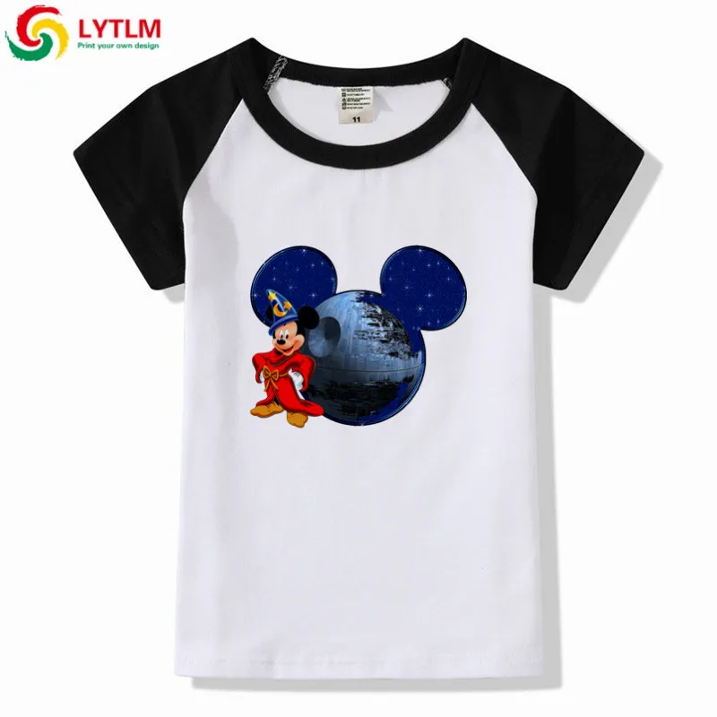 

LYTLM Summer Clothing for Girls Mickey Birthday Baby Boy T Shirt O Neck Short Sleeve Funny T Shirts For Boys Toddler Girl Tops