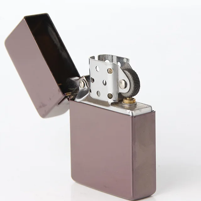 

Pure copper coffee Chief Gas Cigarette Lighter Cigarettes Kerosene Flint Petrol Vintage Gasoline Lighter Oil Petrol Refillable