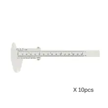 10 шт. microblading многоразовые Макияж измерения для бровей направляющая линейка постоянный Инструменты x717 5up