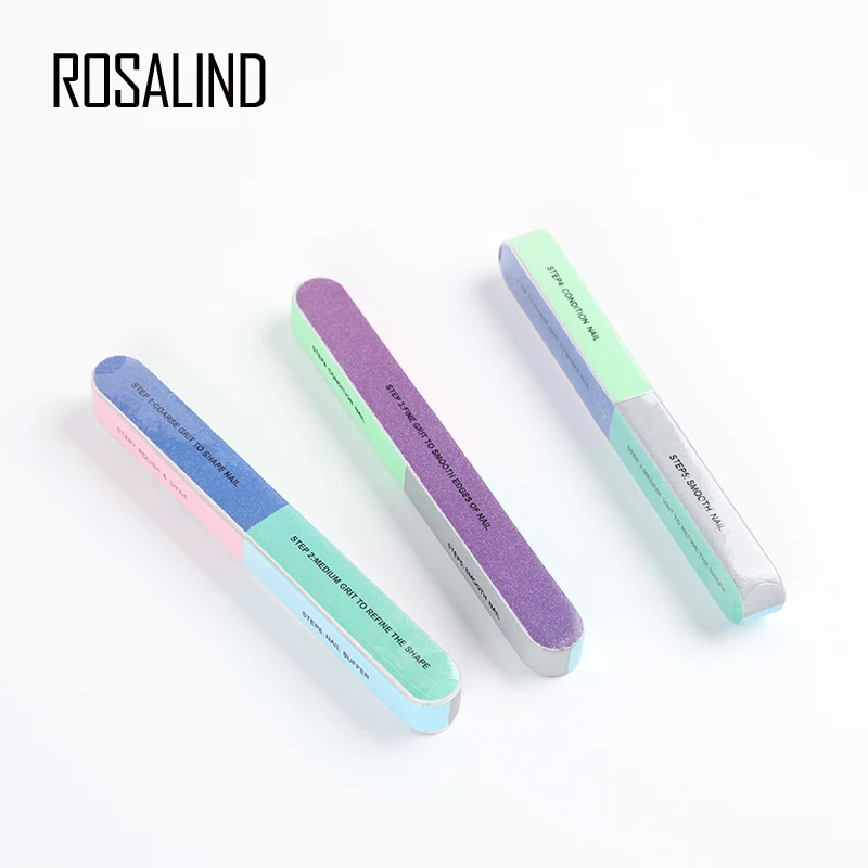 ROSALIND 1 шт. Многофункциональный буфер для ногтей маникюрный инструмент пилка для удаления ногтей шлифовальная полировка аксессуары буфер