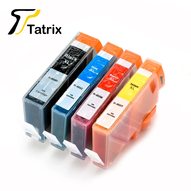 Tatrix 12PCS Para HP655 HP655XL Completa Cartucho