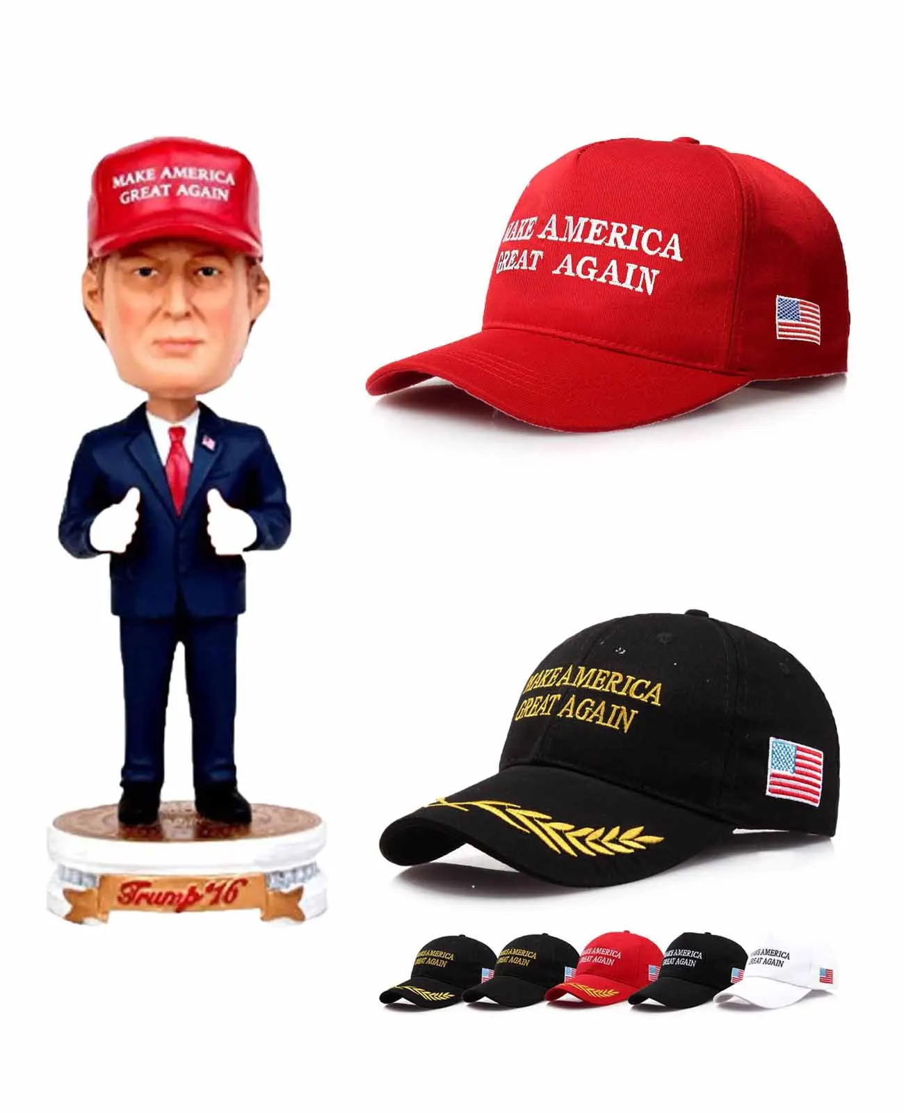 

New Trump Hat Letter Print Make America Great Again Cap for USA President Fans Caps Black Red White Blue Hats