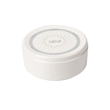 

Multiple Sound Select Wifi Alarm Sensor and App Notification Alerts,No Hub Required Plug And Play,Compatiab Alexa Echo Google